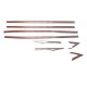 Set de 8 ornamente chedere/geamuri crom pentru Honda Civic 10 Berlina din 2017
