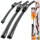 Set de 3 stergatoare premium parbriz si luneta pentru Audi Q2 din 2016 - 600/475 mm si 325 mm