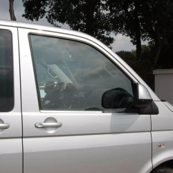  Set de 2 ornamente chedere/geamuri crom pentru VW T5, T6 cu doua usi