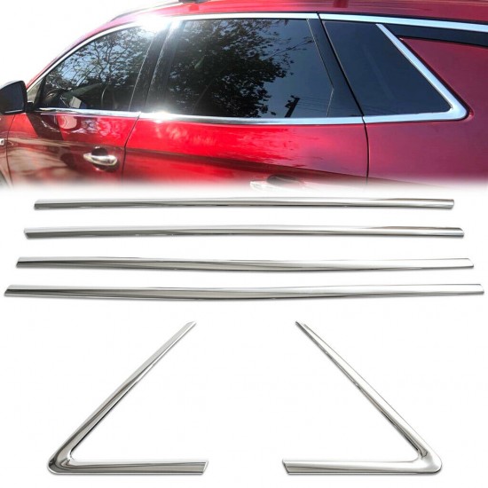 Set de 6 chedere cromate geamuri, usi pentru Opel Grandland X din 2017