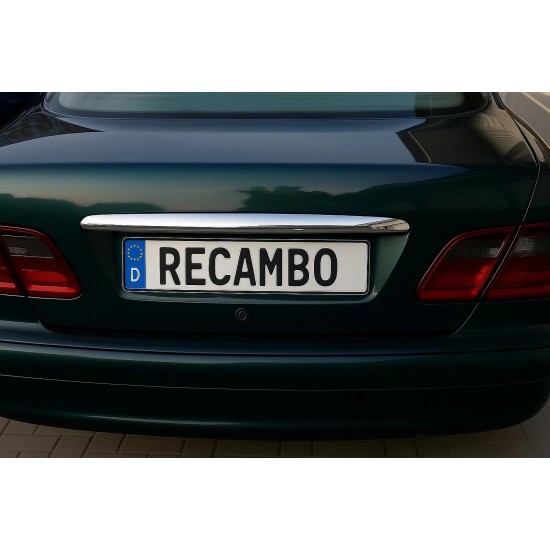 Ornament placuta numar cromat/ornament deasupra la numar cromat pentru Mercedes E-Class Berlina W210 din 1995-2002