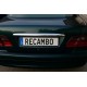 Ornament placuta numar cromat/ornament deasupra la numar cromat pentru Mercedes E-Class Berlina W210 din 1995-2002