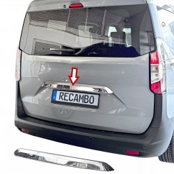 Ornament cromat din inox deasupra la numar/haion pentru Ford Tourneo Courier 2, Transit Courier din 2023