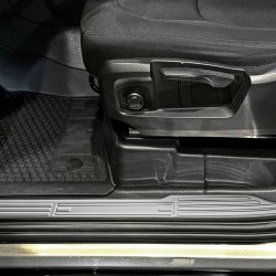 Ornamente protectie pentru pragurile interioare mate pentru Land Rover Defender L663 din 2020