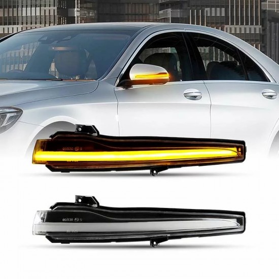 Set de 2 Lampi semnalizare oglinda LED pentru Mercedes Vito, V-Class W447, C-Class W205, S205 din 2014, S-Class W222 din 2013