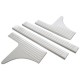 Set de 4 protectii praguri din inox pentru Dacia Duster III din 2024