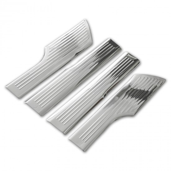 Set de 4 protectii praguri cromate din inox pentru VW Tayron din 2024