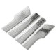 Set de 4 protectii praguri cromate din inox pentru VW Tayron din 2024