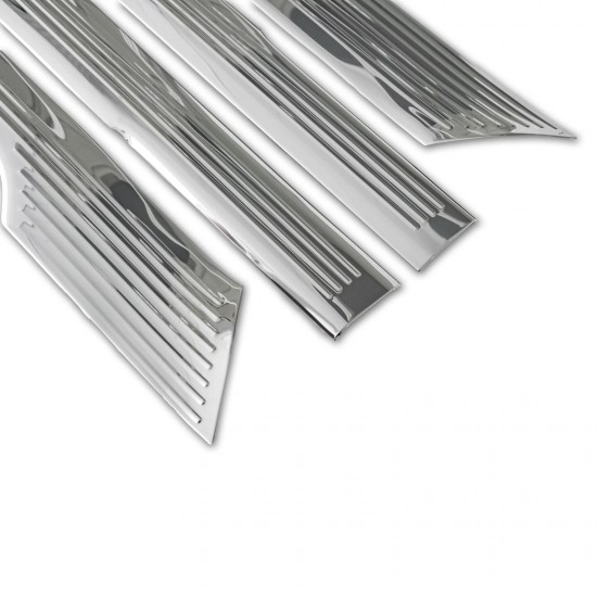 Set de 4 protectii praguri cromate din inox pentru VW Tayron din 2024