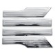 Set de 4 protectii praguri cromate din inox pentru VW Tayron din 2024