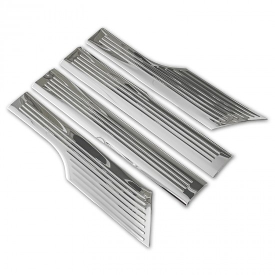 Set de 4 protectii praguri cromate din inox pentru VW Tayron din 2024