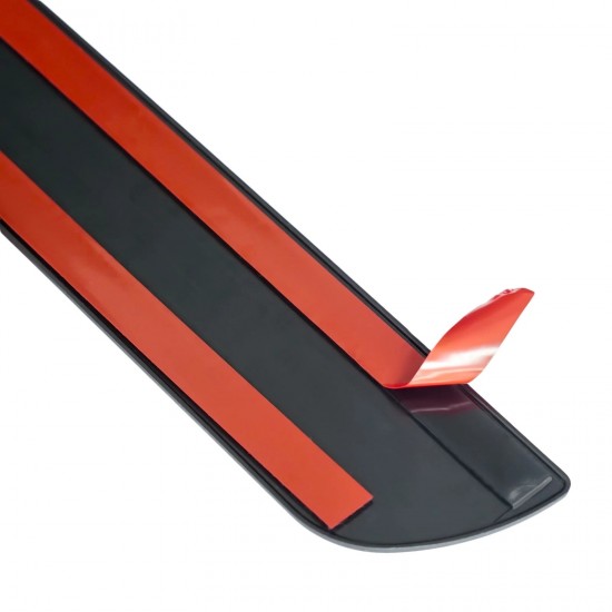 Set de 4 protectii universale pentru praguri din ABS si inox mat, stil EXCLUSIVE