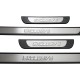Set de 4 protectii universale pentru praguri din ABS si inox mat, stil EXCLUSIVE