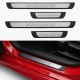 Set de 4 protectii universale pentru praguri din ABS si inox mat, stil EXCLUSIVE