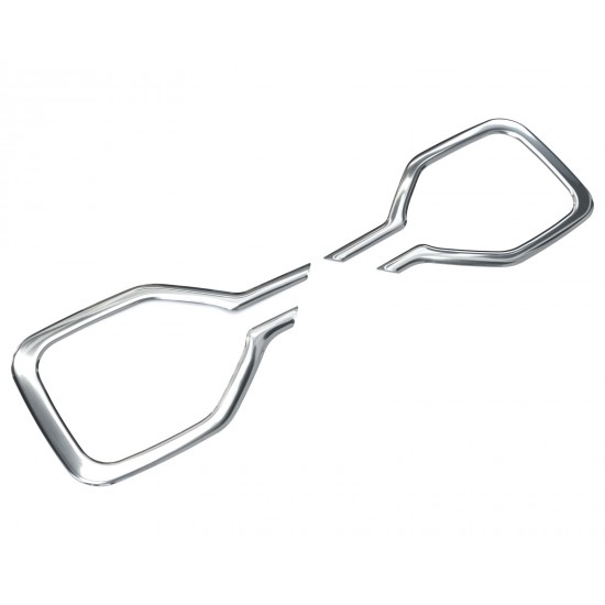 Set de 2 ornamente cromate pentru proiectoare/bara fata Dacia Sandero III din 2021, Jogger din 2021