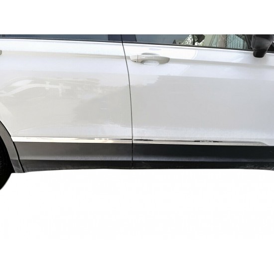  Set de 4 ornamente cromate bandouri usi/portiere pentru VW Tiguan II Allspace din 2016