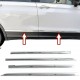 Set de 4 ornamente cromate bandouri usi/portiere pentru VW Tiguan II Allspace din 2016
