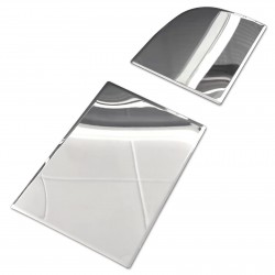 Set de 2 ornamente cromate din inox portiera/capacul la rezervor pentru Mercedes Vito, Viano W639 din 2003-2014