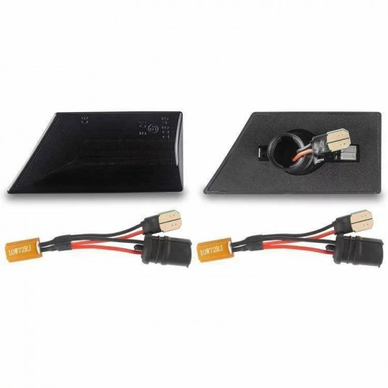 Set de 2 Lampi semnalizare laterala/aripi LED fumurii pentru Opel Signum, Vectra C din 2002-2008