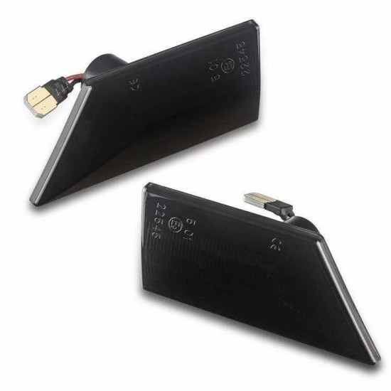 Set de 2 Lampi semnalizare laterala/aripi LED fumurii pentru Opel Signum, Vectra C din 2002-2008