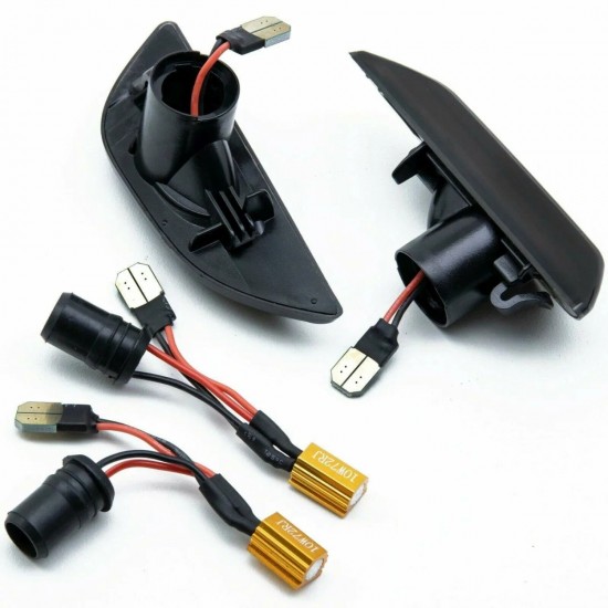 Set de 2 Lampi semnalizare laterala LED fumurii pentru Opel Mokka, Mokka X, Chevrolet Trax din 2012