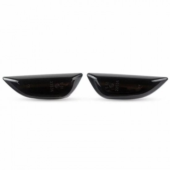 Set de 2 Lampi semnalizare laterala LED fumurii pentru Opel Mokka, Mokka X, Chevrolet Trax din 2012