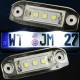 Set de 2 Lampi numar LED Volvo V70, XC60, XC70, XC90, C70, S40, S60, S80, V50, V60