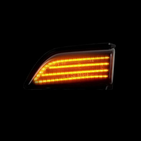 Set de 2 Lampi semnalizare oglinda LED fumurii pentru Volvo XC90 din 06.2006-2015, XC70 din 1997-2016