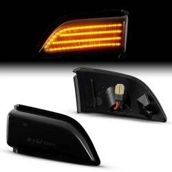 Set de 2 Lampi semnalizare oglinda LED fumurii pentru Volvo XC90 din 06.2006-2015, XC70 din 1997-2016
