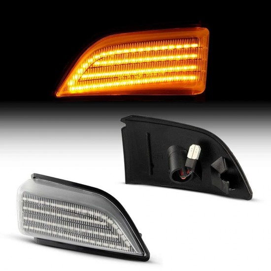 Set de 2 Lampi semnalizare oglinda LED pentru Volvo XC90 din 06.2006-2015, XC70 din 1997-2016