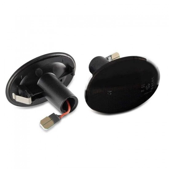 Set de 2 Lampi semnalizare laterala LED fumurii pentru Mini Clubman R55, R56, Cabriolet R57, Coupe R58, Roadster R59
