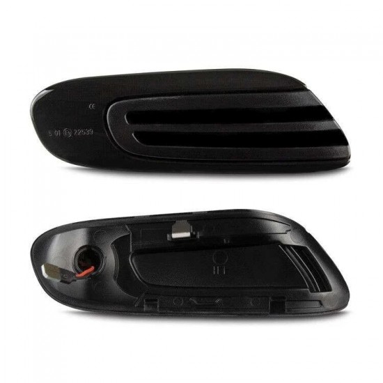 Set de 2 Lampi semnalizare aripa/laterala LED fumurii pentru BMW Mini F55, F56, F57 din 2014
