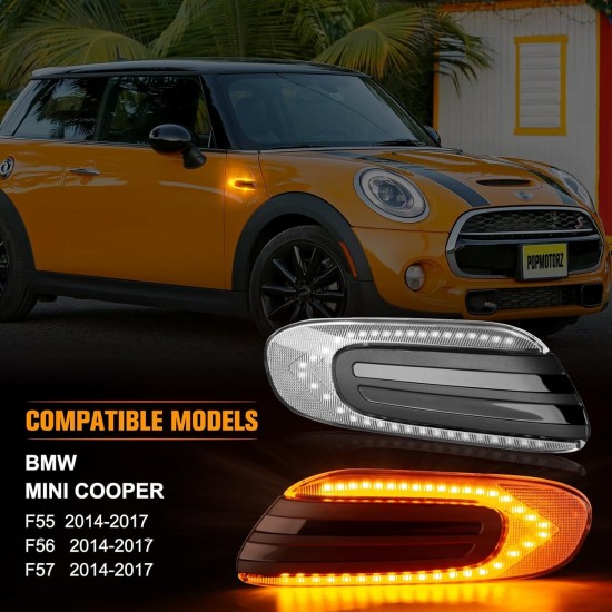Set de 2 Lampi semnalizare aripa/laterala LED pentru Mini F55, F56, F57 din 2014