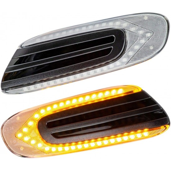 Set de 2 Lampi semnalizare aripa/laterala LED pentru Mini F55, F56, F57 din 2014