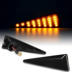 Set de 2 Lampi semnalizare aripi/laterala LED fumurii pentru Renault Avantime, Espace IV, 4, Megane II, 2, Wind, Scenic, Grand Scenic II, 2, Vel Satis