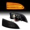 Set de 2 Lampi semnalizare oglinda LED fumurii pentru Renault Latitude, Megane III, 3, Fluence, Scenic III, 3, Laguna III, 3
