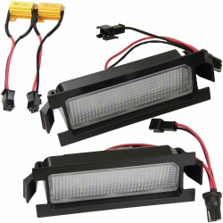 Set de 2 Lampi numar LED pentru Kia Ceed din 2012-2018, PRO ceed 2006-2011, Rio din 2011-2017, Hyundai Accent din 2010-2017, Elantra GT din 2013-2017, I30 Sedan din 12.2012-2015