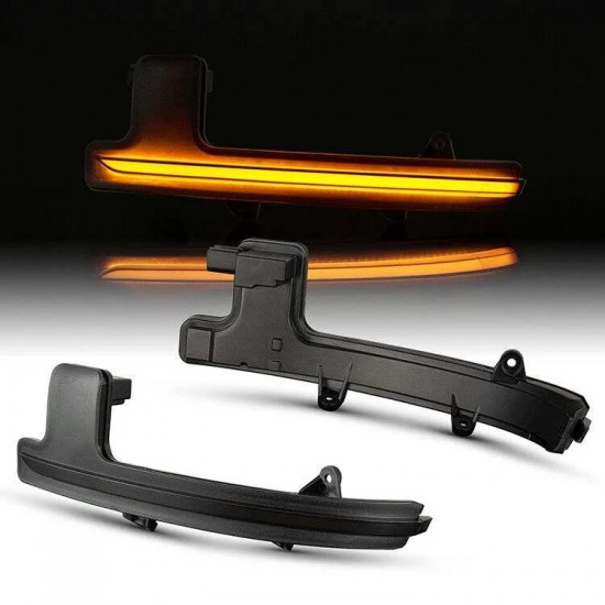 Set de 2 Lampi semnalizare oglinda LED fumurii pentru Mazda CX-9 din 2016, CX-5 II, 2 din 2017