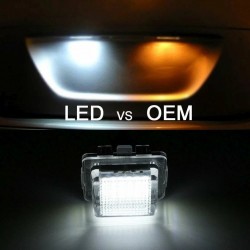 Lampi numar LED pentru Mercedes C-Class W204, S204, C204, E-Class A207, C207, CL C216, CLA C117, CLS C218, S-Class W221, W222