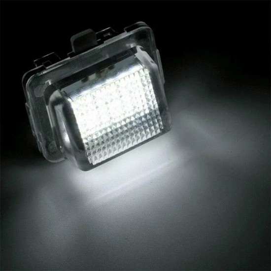 Lampi numar LED pentru Mercedes C-Class W204, S204, C204, E-Class A207, C207, CL C216, CLA C117, CLS C218, S-Class W221, W222