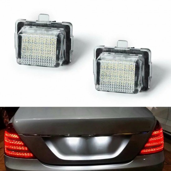 Lampi numar LED pentru Mercedes C-Class W204, S204, C204, E-Class A207, C207, CL C216, CLA C117, CLS C218, S-Class W221, W222