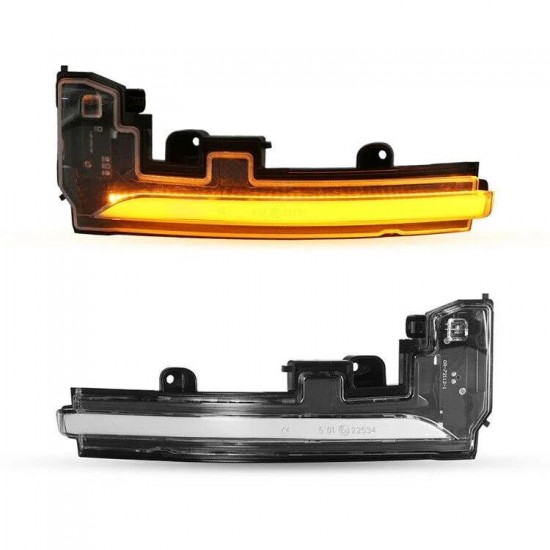 Set de 2 Lampi semnalizare oglinda LED pentru Land Rover Discovery IV din 2013-2017, Range Rover Sport L494, Range Rover IV (L405), Evoque 2012-2013 prefacelift