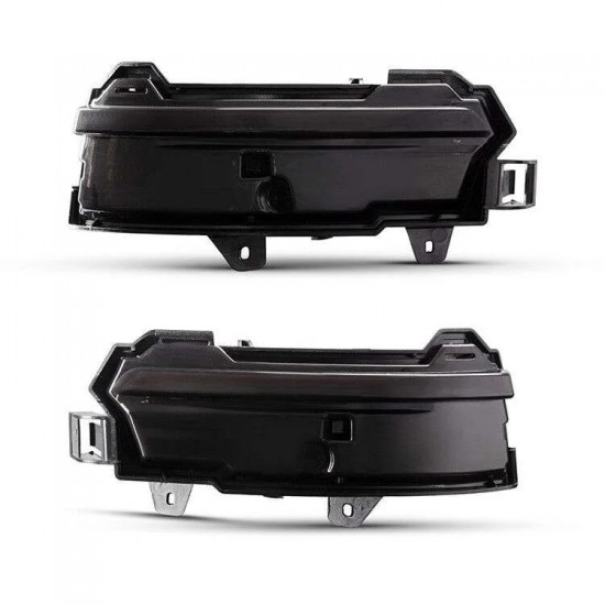 Set de 2 Lampi semnalizare oglinda LED fumurii pentru Land Rover Range Rover Evoque din 2015-2018, Velar din 2017