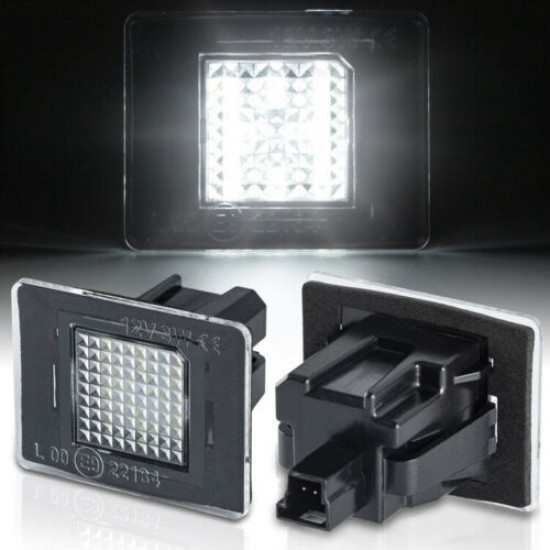 Lampi numar LED pentru Mercedes CLA, GL, GLS, GLA, M-Class, GLE W166, GLK, GLC, C-Class W204, Vito, V-Class W447, SLC, SLK, A-Class W176
