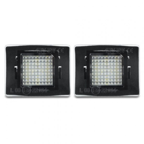 Lampi numar LED pentru Mercedes CLA, GL, GLS, GLA, M-Class, GLE W166, GLK, GLC, C-Class W204, Vito, V-Class W447, SLC, SLK, A-Class W176