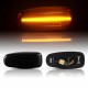 Set de 2 Lampi semnalizare laterala/aripi LED fumurii pentru Mercedes C-Class W202, S202 din 1996-2000