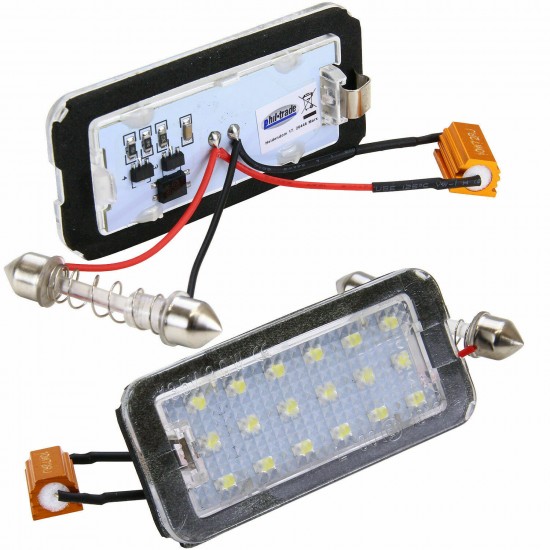Lampi numar LED pentru Fiat 500, 500C, Abarth 500, 500C 2007-2016