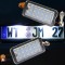 Lampi numar LED pentru Fiat 500, 500C, Abarth 500, 500C 2007-2016