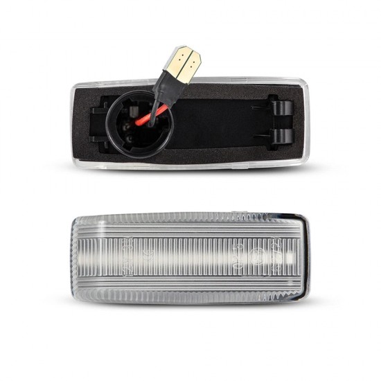 Set de 2 Lampi semnalizare laterala LED pentru Mercedes W124, S124, W201, W202, S202, W140, R107, R129