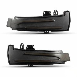 Set de 2 Lampi semnalizare oglinda LED fumurii pentru Mercedes GLK X204, CLA C117,X117, CLS C218, X218, CL C216, GLA X156